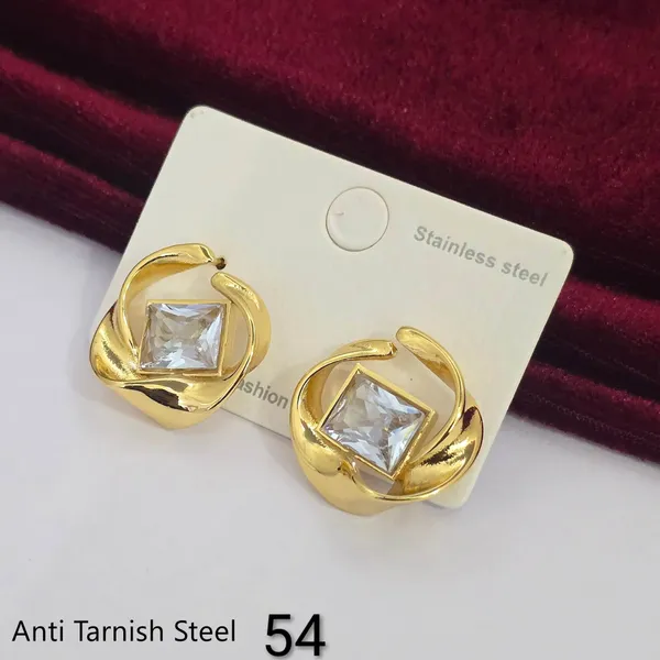 Gold_Steel_Cz_Stone_Circular_Stud_Earrings_For_Women