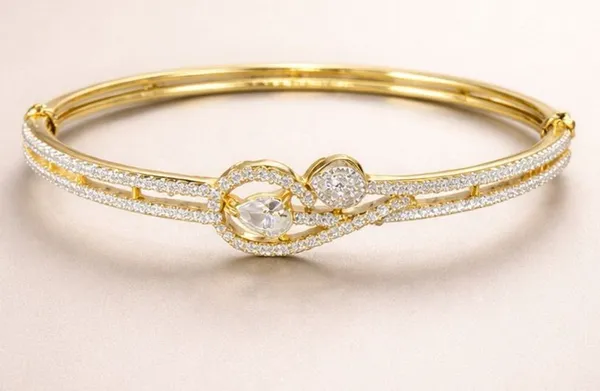 Gold_Plated_Alloy_With_American_Diamond_Cz_Cubic_Zirconia_Bracelet_For_Women
