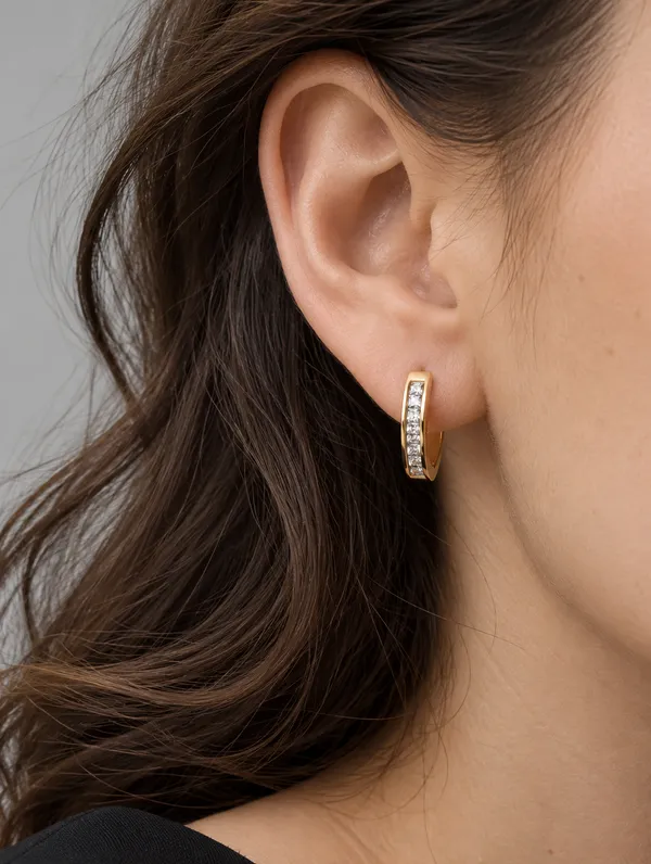 LINORA_–_Gold-Plated_Stainless_Steel_Baguette_CZ_Earrings