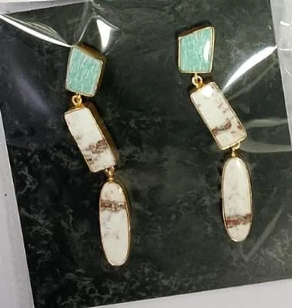 Gold_Multicolor_Semi_Precious_Stone_Plated_Brass_Earrings_For_Women