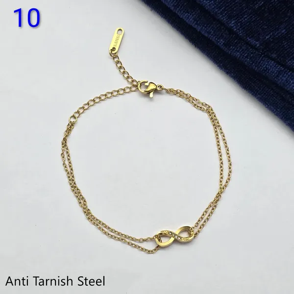 Gold_Gold-Plated_Infinity_Cz_Double_Chain_Bracelet_For_Women