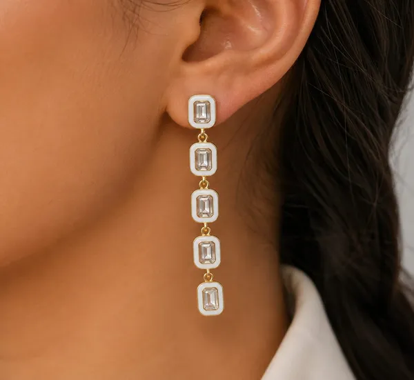 Gold___And_White_Plated_Brass_Enamel_Stone_Earrings_For_Women