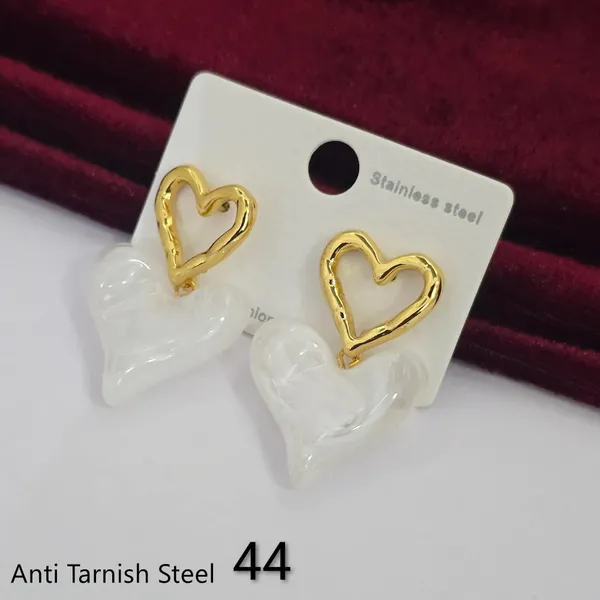 Gold_Steel_Open_Heart_Stud_Earrings_For_Women