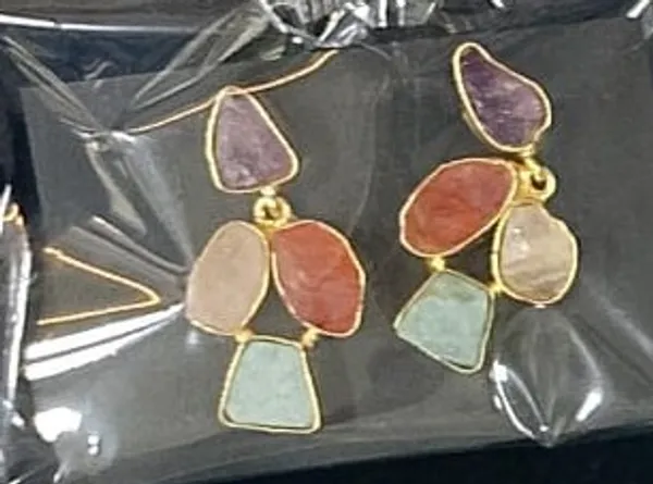 Multicolor_Brass_Semi_Precious_Stone_Earrings_For_Women