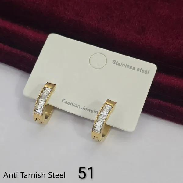 Gold_Steel_Cz_Stone_Rectangle_Hoop_Earrings_For_Women