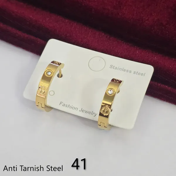 Gold_Steel_Cz_Stone_Hoop_Earrings_For_Women