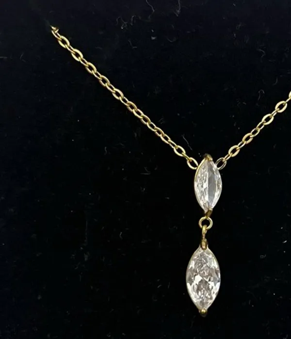 Gold_Stainless_Steel_American_Diamond_Cz_Necklace_For_Women