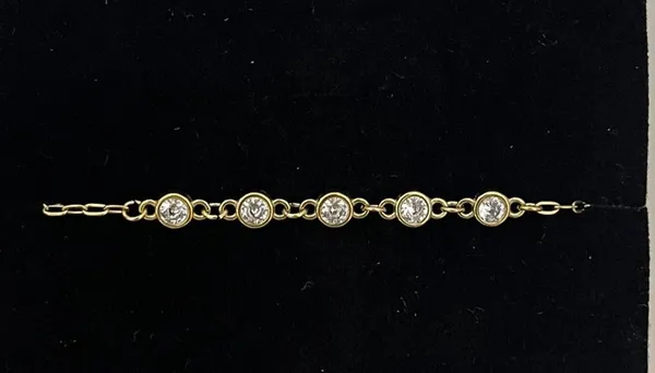 Gold_Stainless_Steel_Cz_Bracelet_For_Women