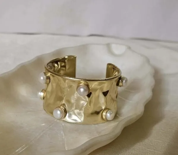 Gold_Handmade_Brass_Pearl_Bracelet_For_Women