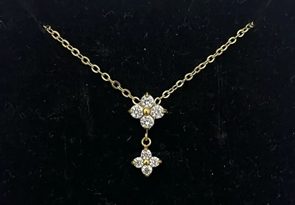 Gold_Plated_Stainless_Steel_Cz_Necklace_For_Women