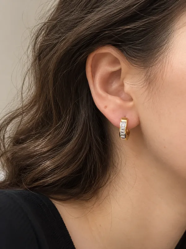 AROQ_–_Gold-Tone_Stainless_Steel_CZ_Earrings
