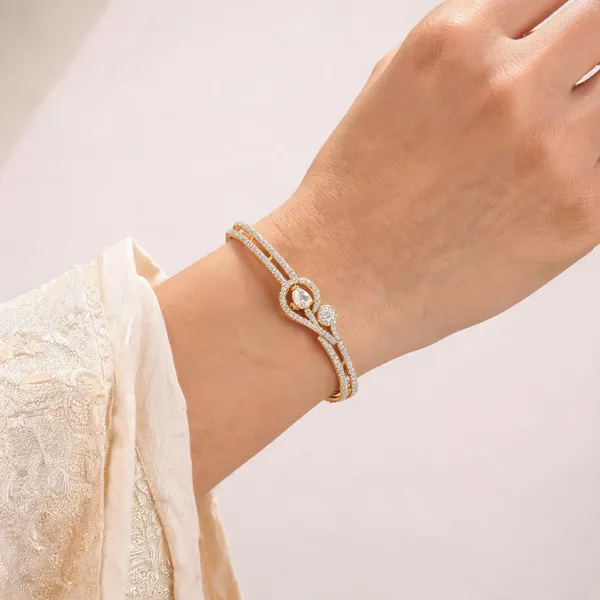 Gold_Plated_Alloy_With_American_Diamond_Cz_Cubic_Zirconia_Bracelet_For_Women