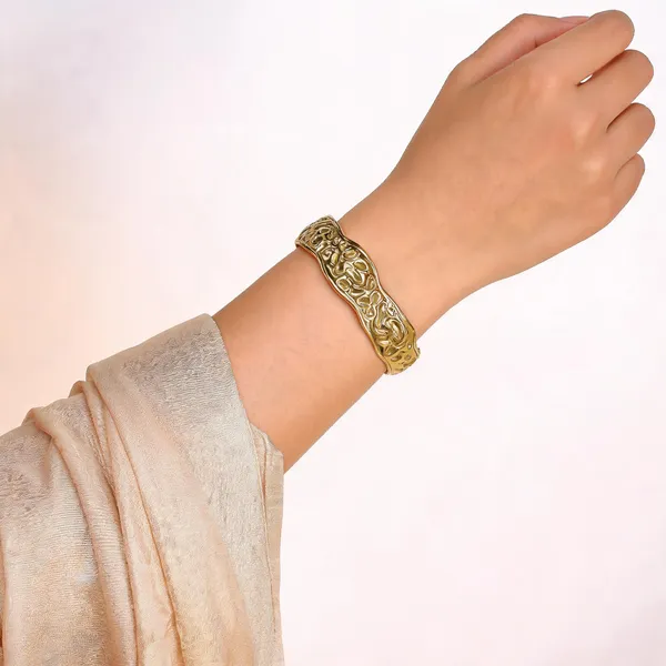 Gold_Brass_Druzy_Handmade_Gold_Plated_Bracelet_For_Women