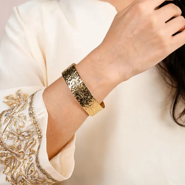 Gold_Brass_Druzy_Handmade_Gold_Plated_Bracelet_For_Women