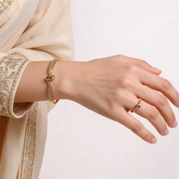 Gold_Brass_Druzy_Cz_American_Diamond_Bracelet_And_Ring_For_Women