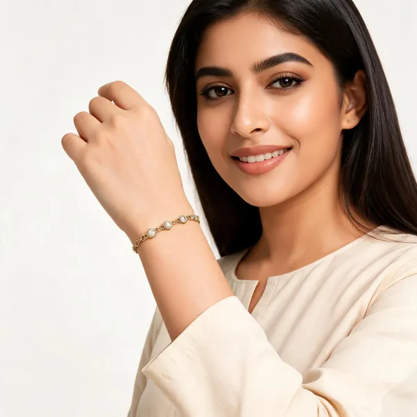 Gold_Stainless_Steel_Cz_Bracelet_For_Women