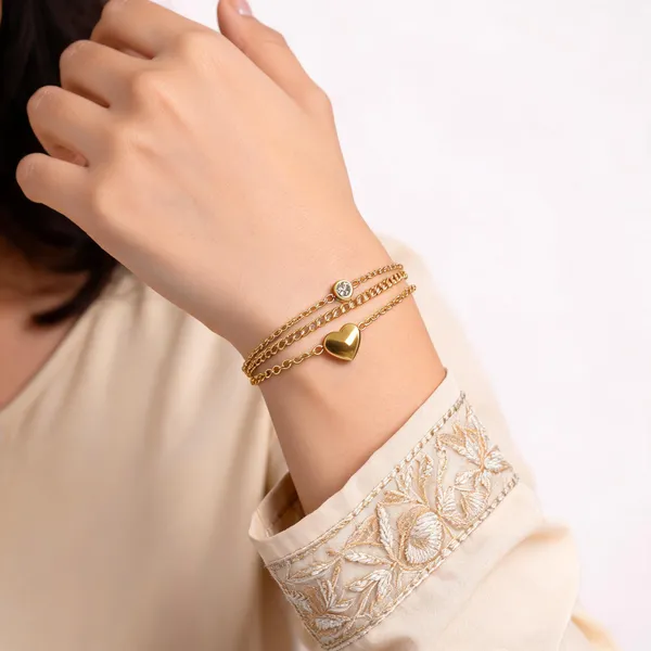 Gold_Stainless_Steel_Cz_Bracelet_For_Women