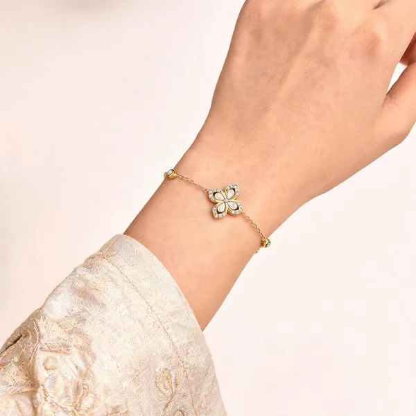 Gold_Stainless_Steel_Cz_Bracelet_For_Women