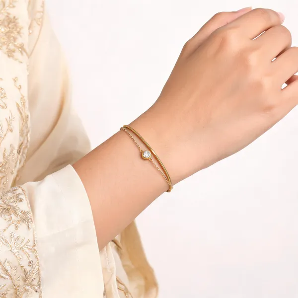 Gold_Stainless_Steel_Cz_Bracelet_For_Women