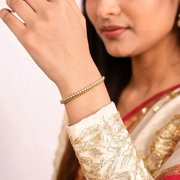 Gold_Stainless_Steel_Cz_Bracelet_For_Women