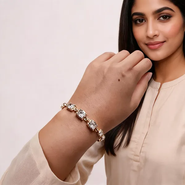 Gold_Plated_Brass_Stone_Bracelet_For_Women