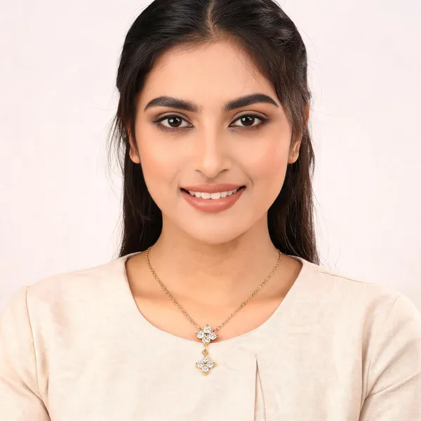 Gold_Plated_Stainless_Steel_Cz_Necklace_For_Women