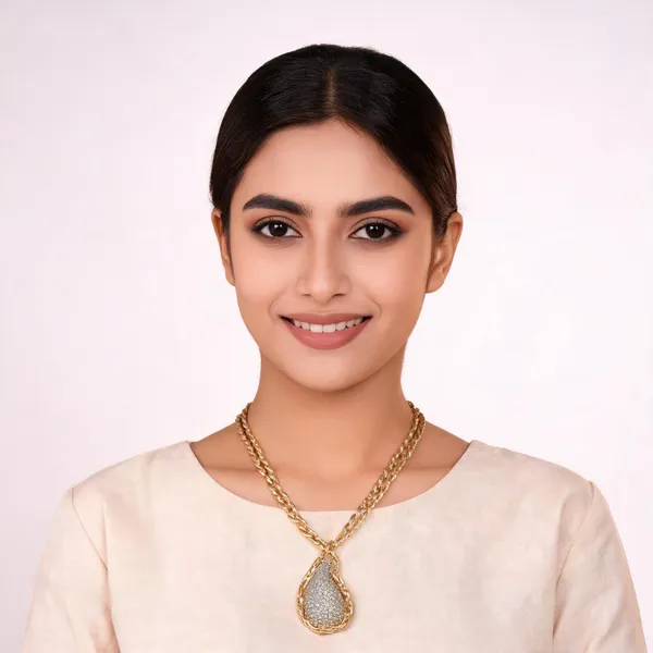 Gold_Plated_Brass_Cubic_Zirconia_Necklace_For_Women