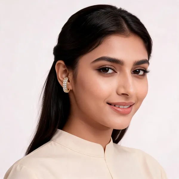 Gold_Gold-Plated_Rectangular_Cz_Ear_Cuff_Earrings_For_Women