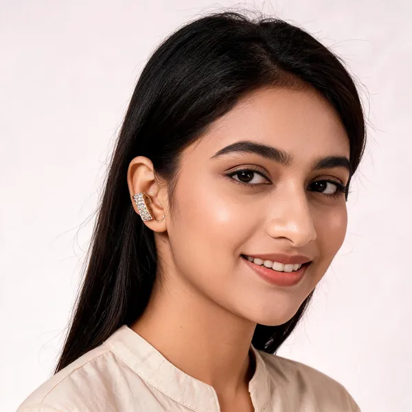 Gold_Gold-Plated_Rectangular_Cz_Ear_Cuff_Earrings_For_Women