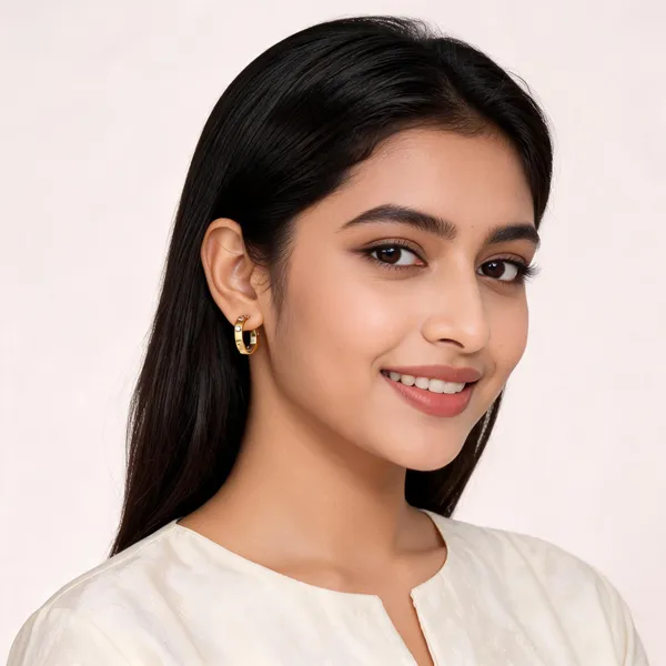 Gold_Steel_Cz_Stone_Hoop_Earrings_For_Women