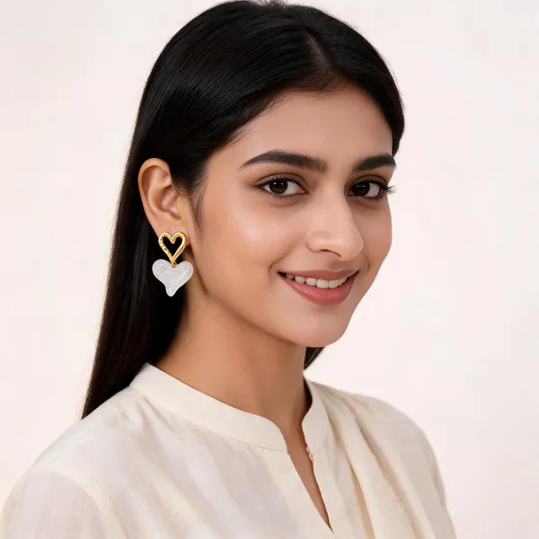 Gold_Steel_Open_Heart_Stud_Earrings_For_Women