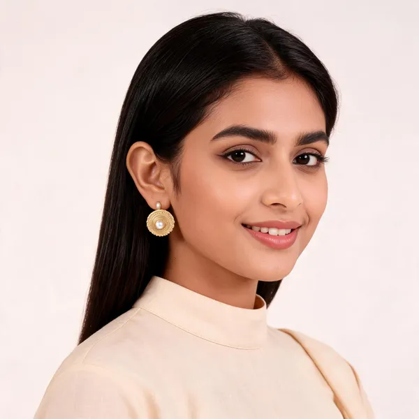Gold_Brass_Pearl_Handmade_Gold_Plated_Earrings_For_Women