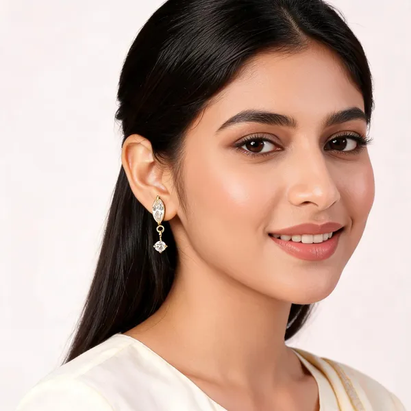 Gold_Plated_Stainless_Steel_Cz_Earrings_For_Women