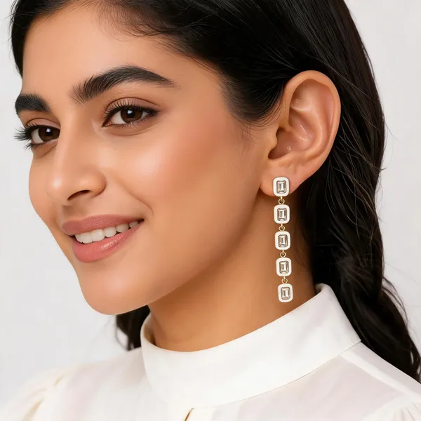 Gold___And_White_Plated_Brass_Enamel_Stone_Earrings_For_Women