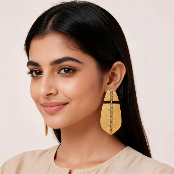 Gold_Plated_Brass_Stone_Earrings_For_Women