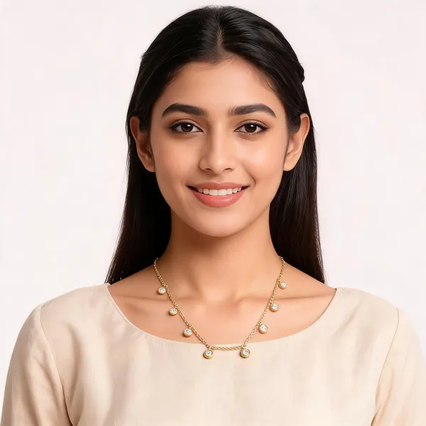 Gold_Stainless_Steel_Cz_Necklace_For_Women