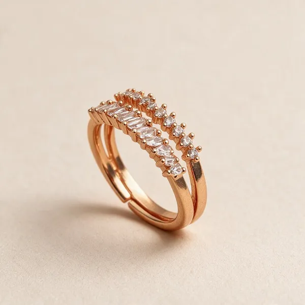 Gold_Cz_Faceted_Stone_Raised_Band_Ring_For_Women