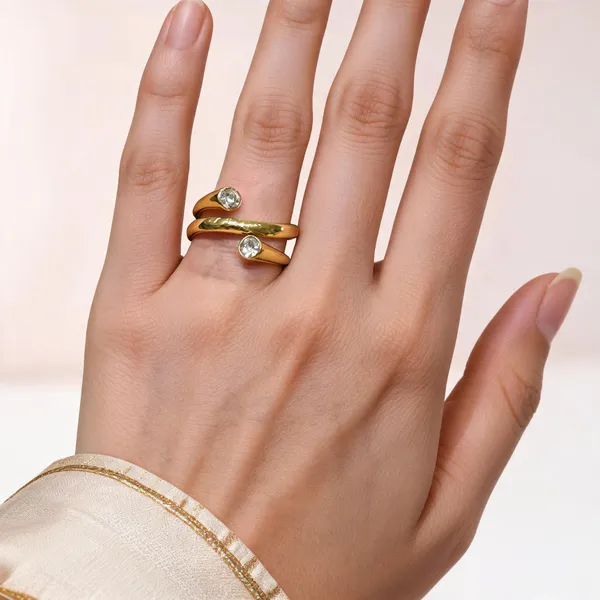 Gold_Stainless_Steel_Cz_Ring_For_Women