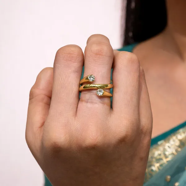 Gold_Stainless_Steel_Cz_Ring_For_Women