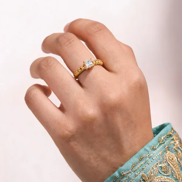 Gold_Stainless_Steel_Cz_Ring_For_Women