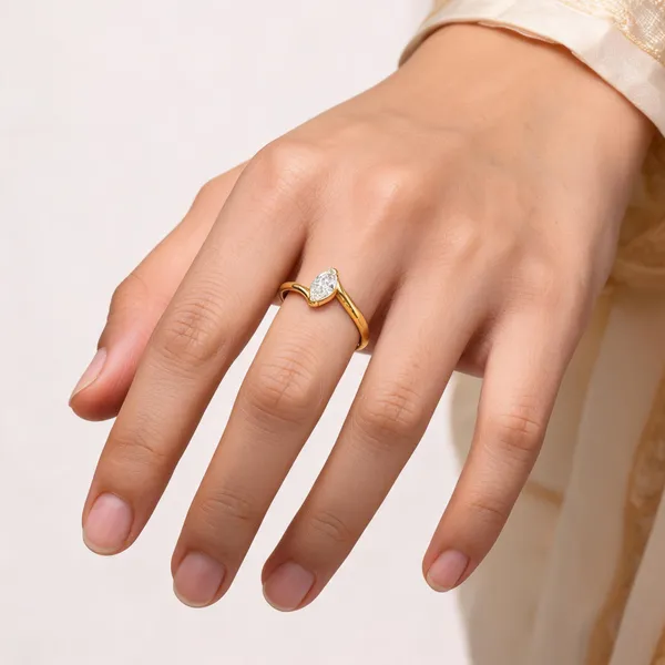 Gold_Stainless_Steel_Cz_Ring_For_Women