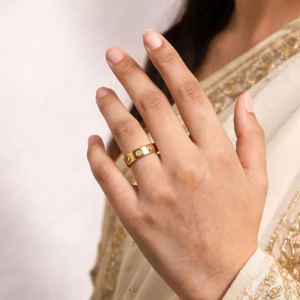 Gold_Stainless_Steel_Cz_Ring_For_Women