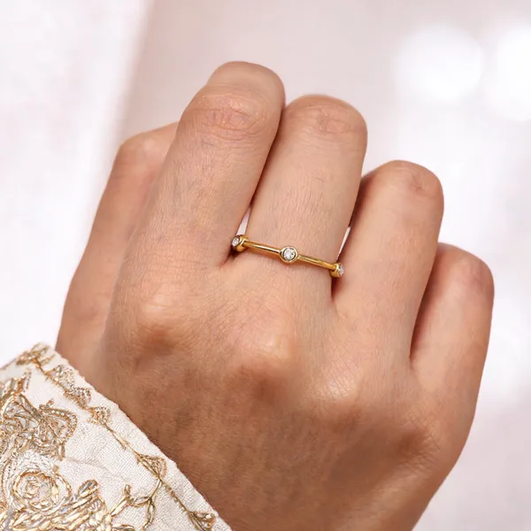 Gold_Stainless_Steel_Cz_Ring_For_Women