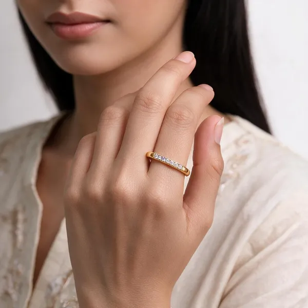 Gold_Stainless_Steel_Cz_Ring_For_Women