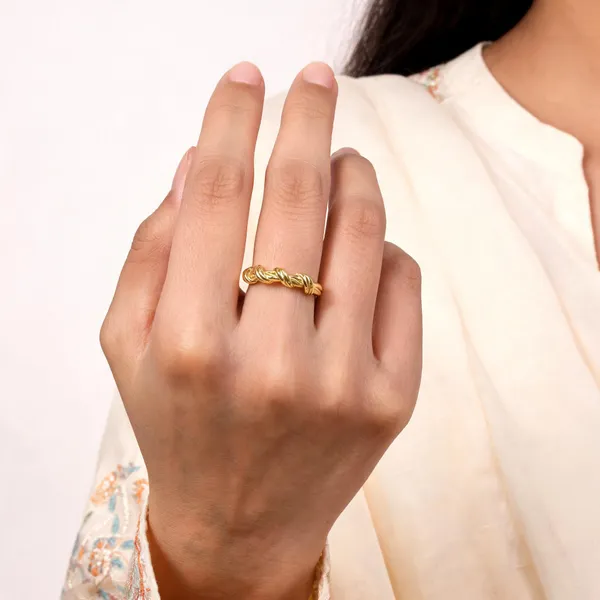 Gold_Stainless_Steel_Cz_Ring_For_Women