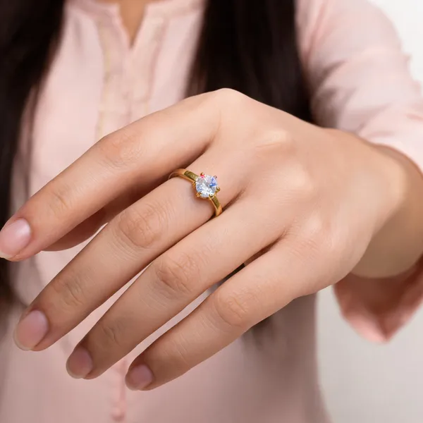Gold_Stainless_Steel_Cz_Ring_For_Women