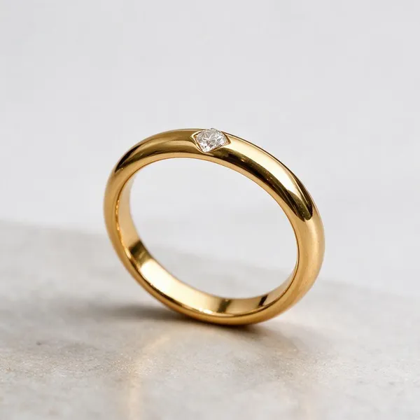 Gold_Stainless_Steel_Cz_Ring_For_Women