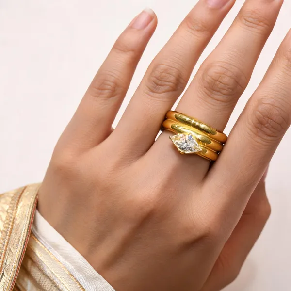 Gold_Plated_Stainless_Steel_Cz_Ring_For_Women