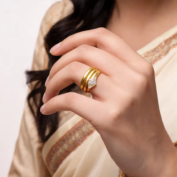 Gold_Plated_Stainless_Steel_Cz_Ring_For_Women