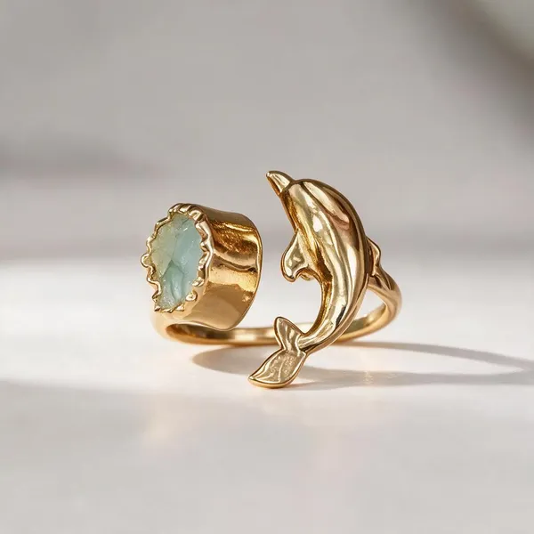 Gold_Natural_Semi_Precious_Stone_Plated_Brass_Handmade_Ring_For_Women